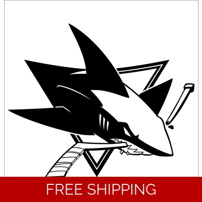 NHL Hockey San Jose Sharks Die Cut Vinyl Decal sticker NHL Hockey San Jose Sharks Die Cut Vinyl Decal sticker